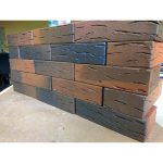 Кирпич лицевой утолщенный Магма «Флеш-обжиг Антик» 1NF