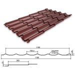 Металлочерепица Полиэстер RAL9010