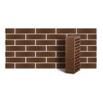 Кирпич лицевой ЛСР коричневый тростник одинарный