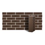 Кирпич лицевой ЛСР тёмно-коричневый гладкий одинарный