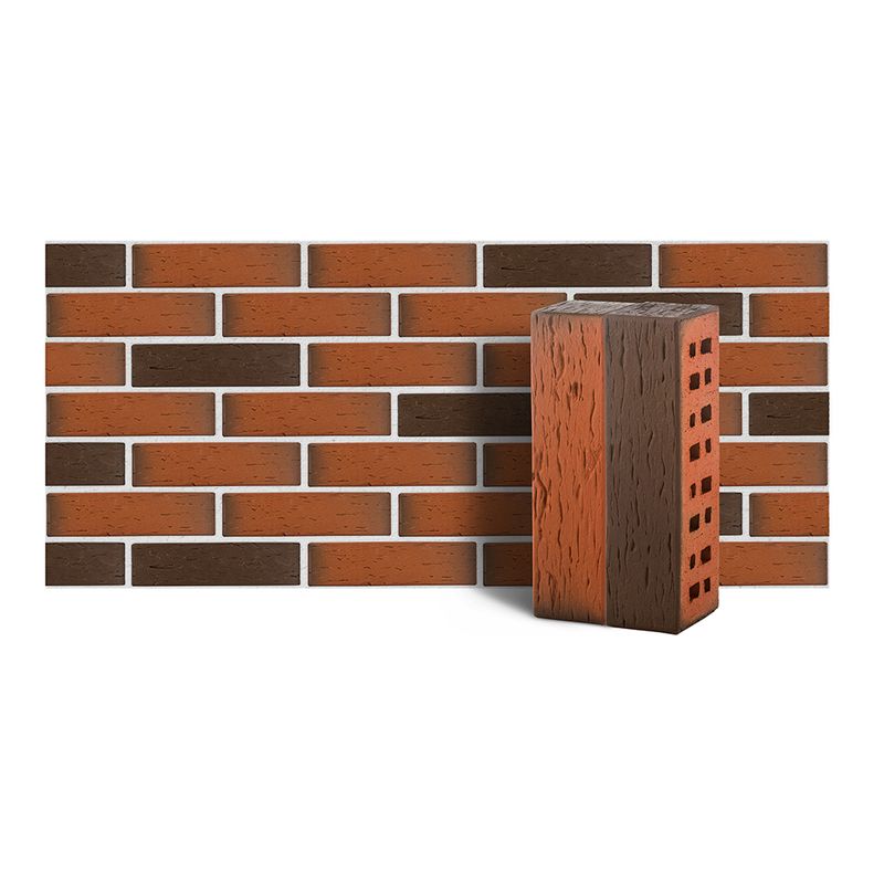 Кирпич лицевой ЛСР клинкер “Эдинбург” Темно-Красный