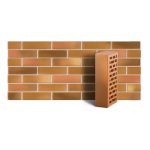 Кирпич лицевой ЛСР Пшеничный гладкий Флэшинг одинарный