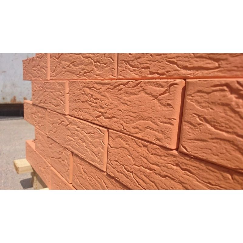 Кирпич лицевой Маркинский КЗ Красный риф одинарный Кирпич лицевой Маркинский КЗ Красный риф одинарный