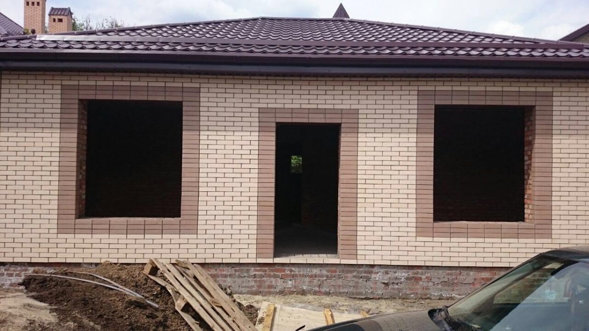 Кирпич лицевой Маркинский КЗ Капучино гладкий одинарный Кирпич лицевой Маркинский КЗ Капучино гладкий одинарный