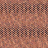 Гибкая черепица Shinglas Classic Quadrille Соната Красный