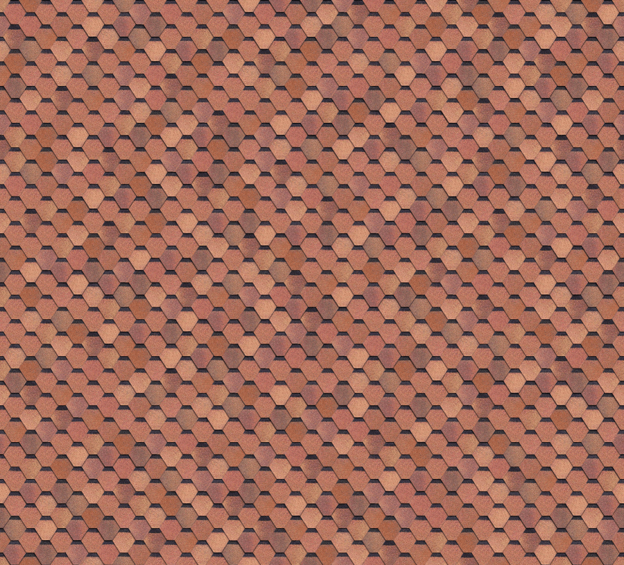 Гибкая черепица Shinglas Classic Quadrille Соната Красно-коричневый Гибкая черепица Shinglas Classic Quadrille Соната Красно-коричневый