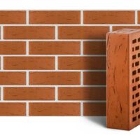 Кирпич лицевой ЛСР красный гладкий одинарный