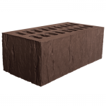 Кирпич лицевой гладкий Коричневый CORTEX М150, 1.4НФ. Красная Гвардия