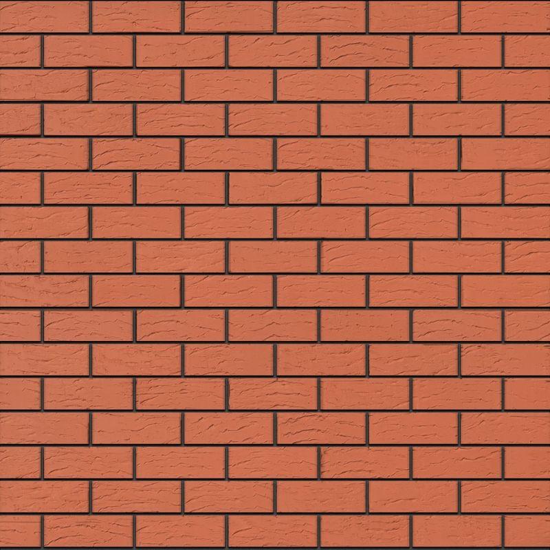 Кирпич лицевой BRAER Красный риф утолщенный Кирпич лицевой BRAER Красный риф утолщенный