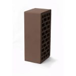 Кирпич лицевой BRAER Светло-Коричневый гладкий утолщенный