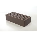 Кирпич лицевой BRAER Коричневый гладкий одинарный