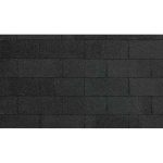 Гибкая черепица Certain Teed, СТ-20, трехлепестковый шинглз. Moire Black