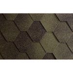 Гибкая черепица Icopal, Plano Antiquе шестигранник, пестрый. Зеленый