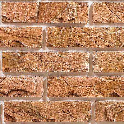 Искусственный камень Фабрика камня, Брик Розовый Мрамор