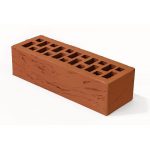 Кирпич лицевой BRAER Красный риф евро