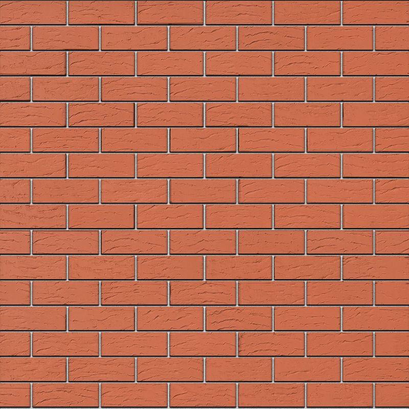 Кирпич лицевой BRAER Красный риф утолщенный Кирпич лицевой BRAER Красный риф утолщенный