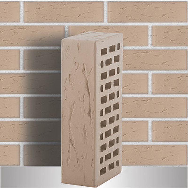 Кирпич облицовочный ЛСР, светло-серый, рустик, 1НФ Кирпич облицовочный ЛСР, светло-серый, рустик, 1НФ