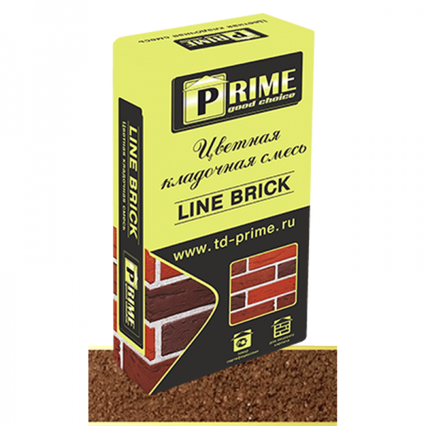 Цветная кладочная смесь Prime «Line Brick’«Wasser». Кремово-желтая 25 кг