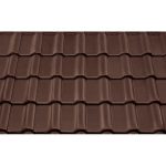 Керамическая рядовая черепица BRAAS Рубин 9V темно-коричневый ангоб