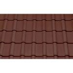 Керамическая рядовая черепица BRAAS Топаз 13V темно-коричневый ангоб
