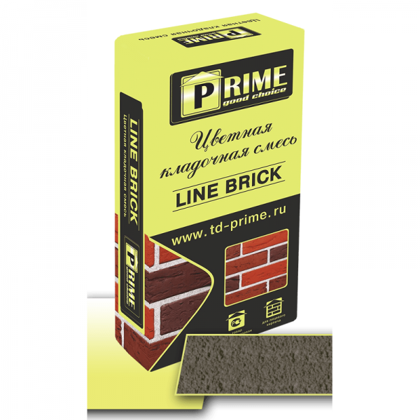 Цветная кладочная смесь Prime «Line Brick’«Wasser». Шоколадная 25 кг