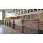 Кирпич облицовочный гиперпрессованный Гипербел М250 Ложок Графит Скала 230х50х65 мм 0. 5 НФ