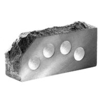 Кирпич облицовочный гиперпрессованный Литос М250 Ложок-Тычок 45 Коричневый 230х100х65 мм 1 НФ