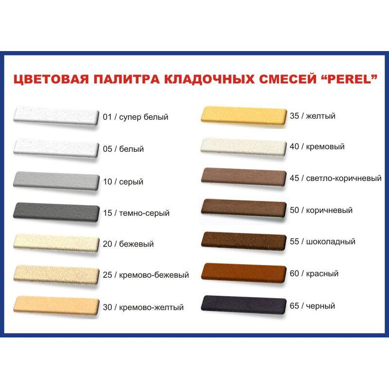 Цветная кладочная смесь Perel SL Темно-серая Цветная кладочная смесь Perel SL Темно-серая