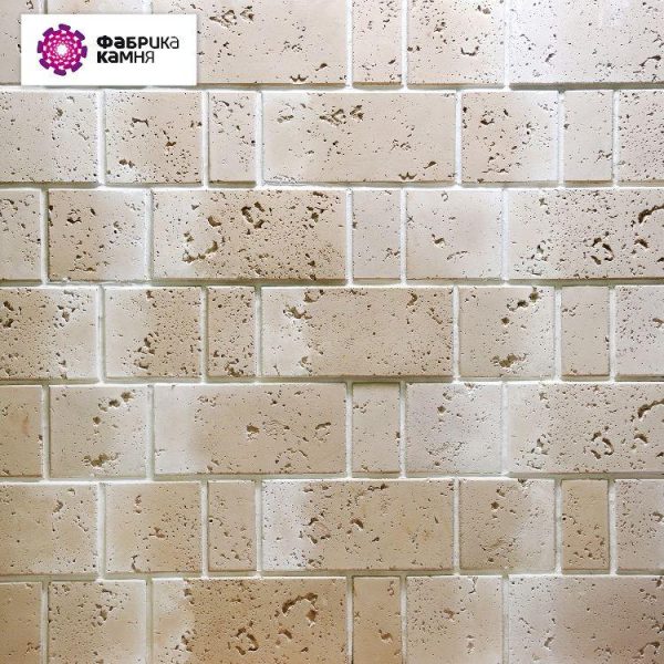 Искусственный камень Фабрика камня, Травертин Бежевый