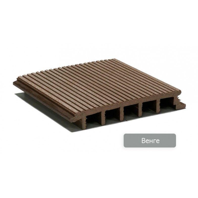 Террасная доска Декмастер экодек-лайт Венге Террасная доска Декмастер экодек-лайт Венге