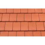 Керамическая рядовая черепица BRAAS Турмалин натуральный красный