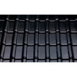 Керамическая рядовая черепица BRAAS Топаз 13V глубокий черный глазурь