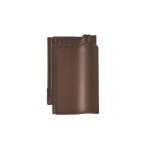 Керамическая рядовая черепица BRAAS Рубин 9V тик (коричневый) глазурь