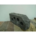 Кирпич облицовочный гиперпрессованный Литос М250 Ложок-Тычок 45 Графит 230х100х65 мм 1 НФ