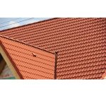 Цементно-песчаная черепица рядовая BRAAS Таунус Красный