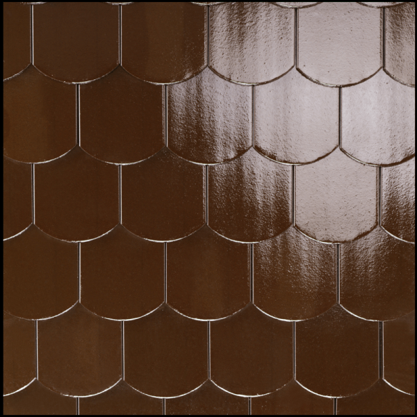 Черепица керамическая Jacobi Biberschwanzziegel каштановый