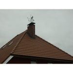 Цементно-песчаная рядовая черепица BRAAS Франкфуртская темно-коричневая