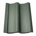 Цементно-песчаная черепица Baltic Tile рядовая Sea Wave зеленый