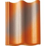 Цементно-песчаная черепица рядовая BRAAS Янтарь антик красная