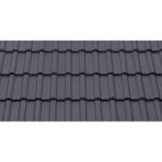 Цементно-песчаная рядовая черепица BRAAS Франкфуртская черная