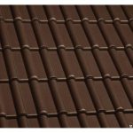 Цементно-песчаная рядовая черепица BRAAS Франкфуртская темно-коричневая