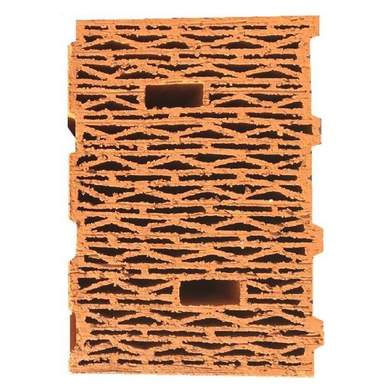 Крупноформатный поризованный керамический блок ЛСР 10.7 NF М100 Теплый Крупноформатный поризованный керамический блок ЛСР 10.7 NF М100 Теплый