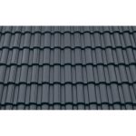 Цементно-песчаная черепица рядовая BRAAS Таунус графит