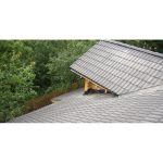 Цементно-песчаная черепица Baltic Tile рядовая Sea Wave серый эконом