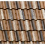 Цементно-песчаная черепица рядовая BRAAS Адриа коричневая
