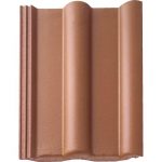 Цементно-песчаная рядовая черепица BRAAS Франкфуртская коричневая