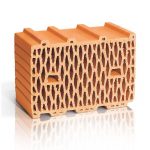 Крупноформатный поризованный керамический блок ЛСР 10.7 NF М100