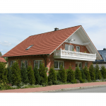 Черепица керамическая Jacobi Z7v натуральный красный