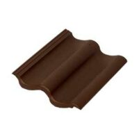 Цементно-песчаная черепица Baltic Tile рядовая Sea Wave красный