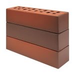Клинкер фасадный ЛСР М300 красный флешинг Ноттингем гладкий 250х85х65 0.7 НФ